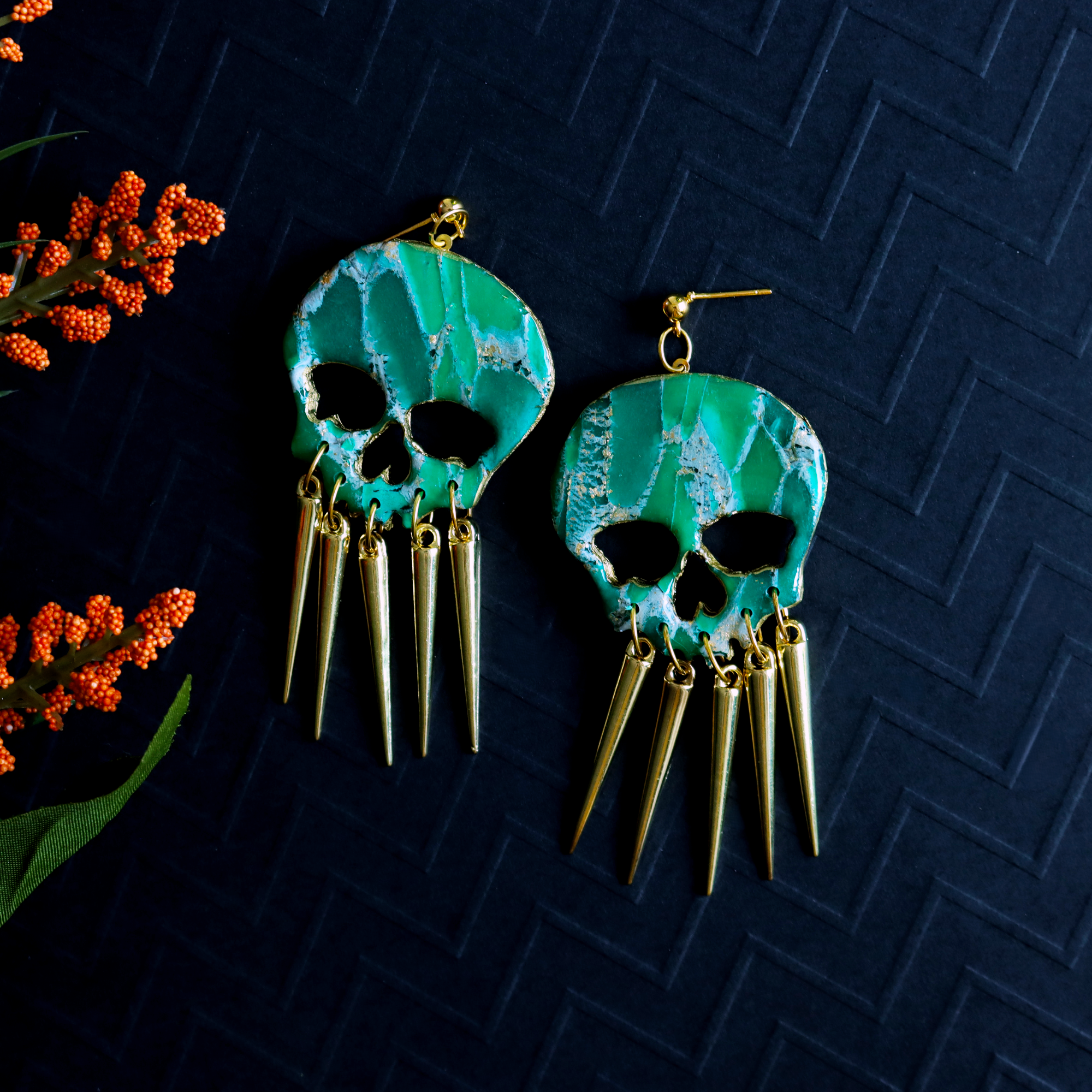 Emerald Skulls